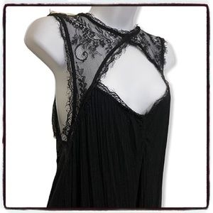 American Eagle Outfitters Black Lace Swing dress